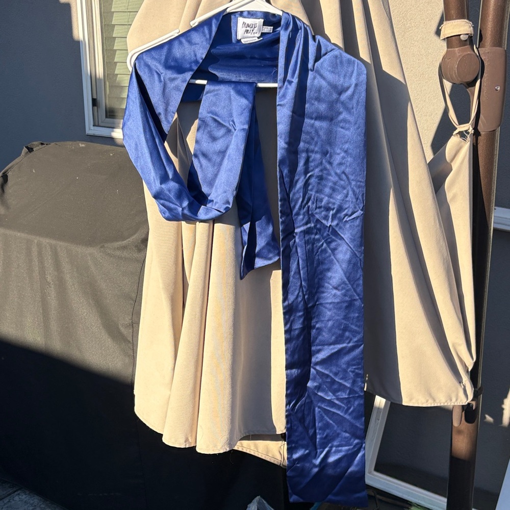 Princess Polly Blue Satin  Top